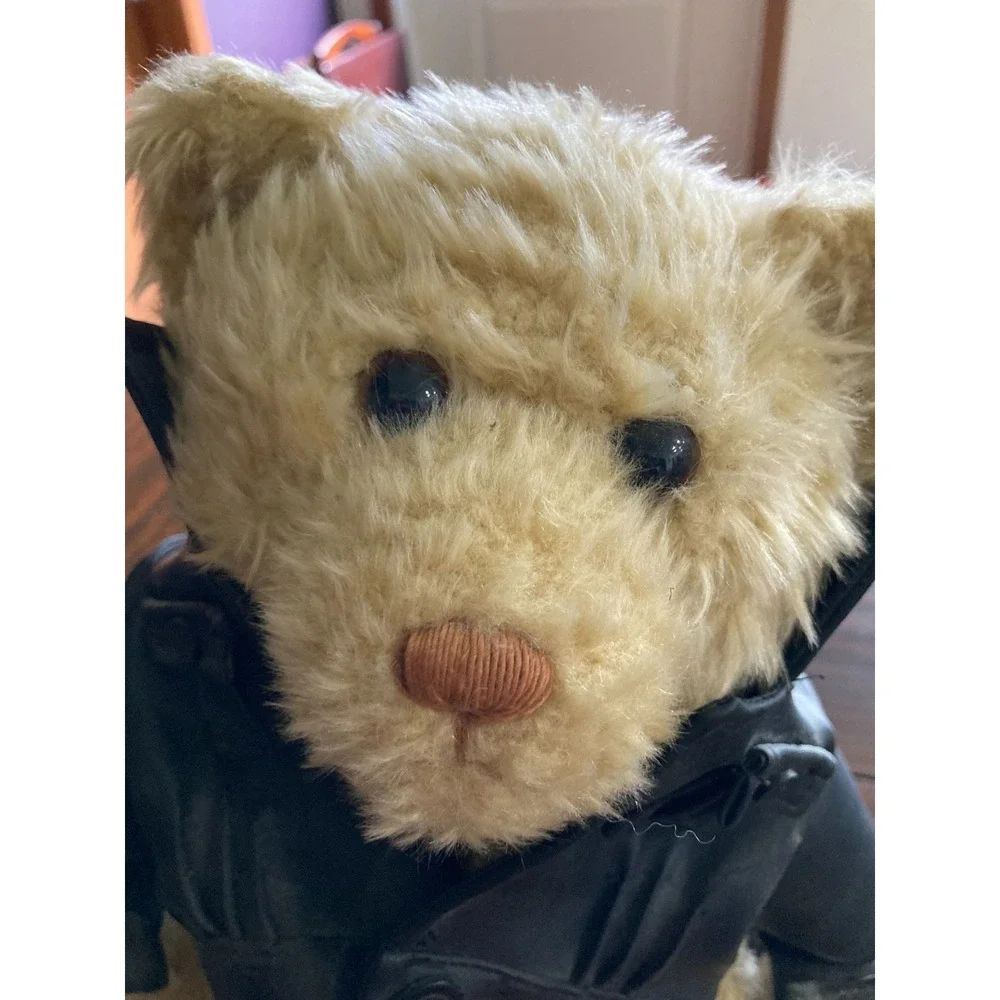 Vintage Dakin Elvis Presley Bear with COA Black Jacket 2000 Signature Collection